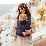 Porte bébé bleu marine ROOKIE Premium utilisable dès la naissance