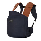 Vue de côté du système de bretelles très pratique du porte-bébé design Rookie Baby Revolution