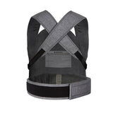 Vue de dos du système de bretelles très pratique du porte-bébé design Rookie Baby Premium