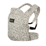 Vue de côté du système de bretelles très pratique du porte-bébé design Rookie Baby Premium